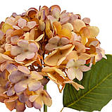 Квітка штучна "Гортензія", помаранчева ELISEY, фото 3