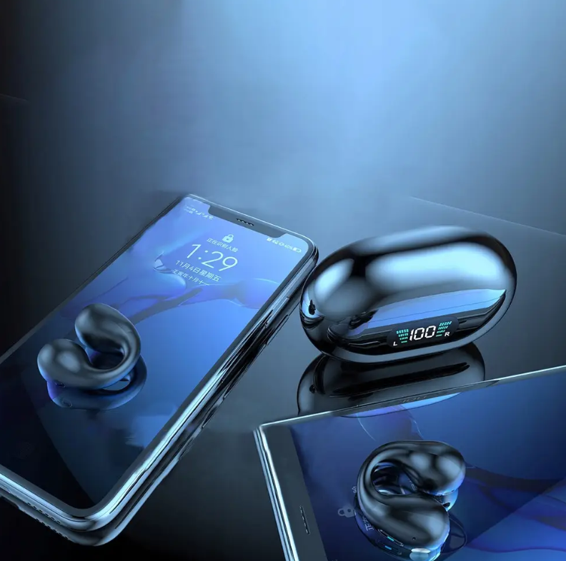 Навушники-кліпси Bluetooth 5.3 tws для спорту з IPX5 водонепроникністю системою шумозаглушення F50 NB796
