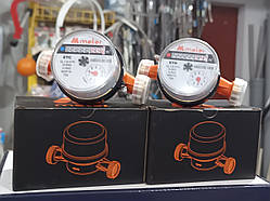 Meter Е-Т 1,6 Комплект лічильників води Холодна та Гаряча вода/водоміри без гайок і штуцерів.