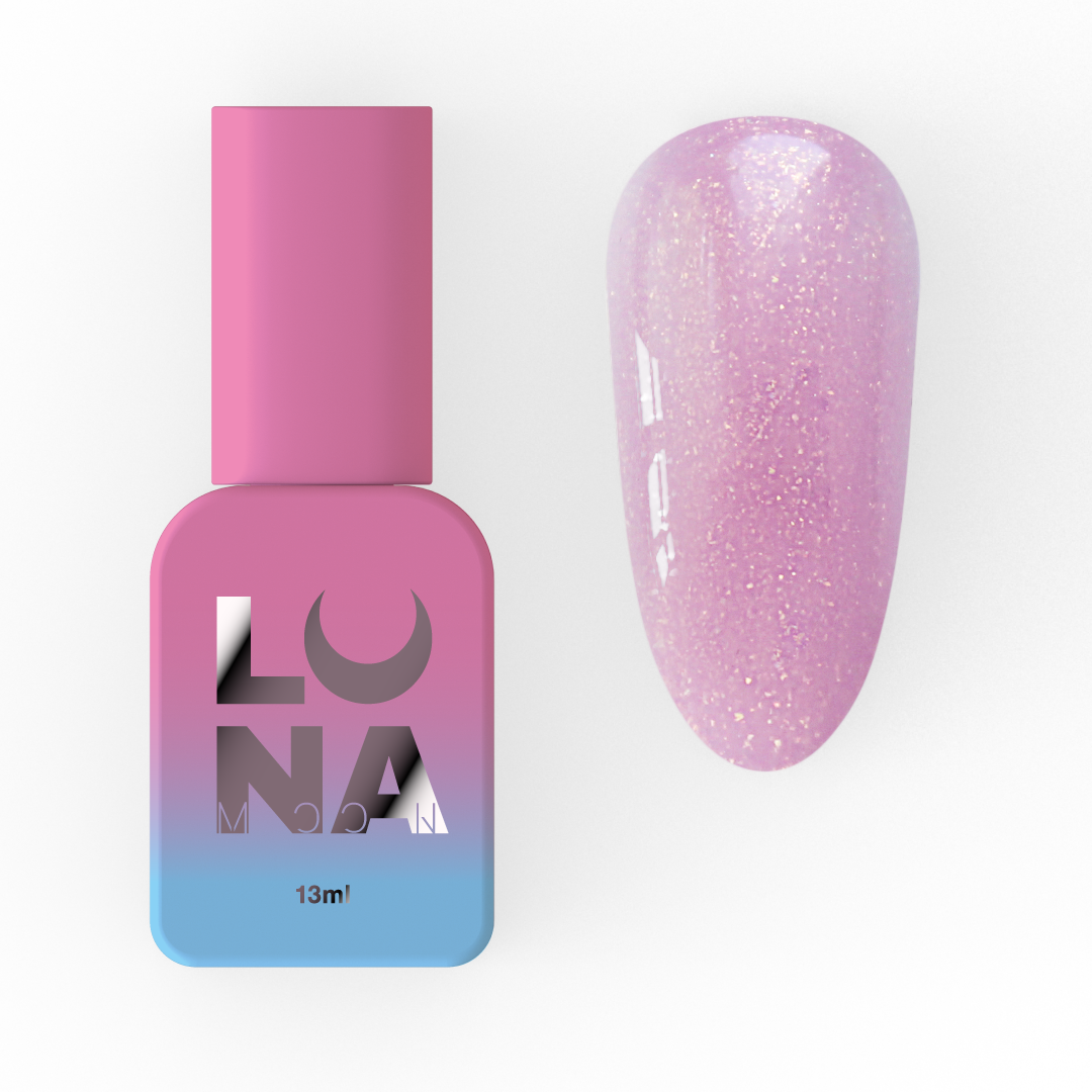 Акрил-гель LUNA Light Acrygel №55, 13 мл (рожевий з шиммером)