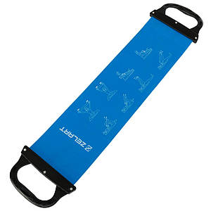 Стрічка-еспандер еластична для фітнесу та йоги з ручками Mdbuddy FI-5438 (р-р 600x150x0,4 мм, латекс, PVC)