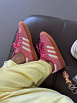 Жіночі кросівки Adidas Spezial Sporty Rich Pink Адідас Спеціал рожеві замша шкіра демісезон, фото 3
