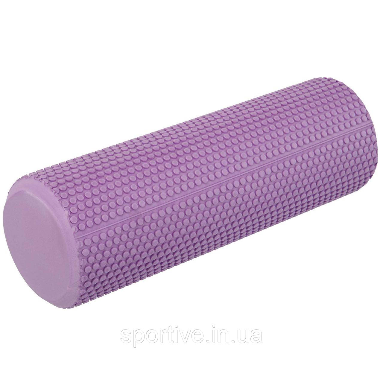 Ролер масажний циліндр суцільний 30 см EVA SP-Sport FI-0895-30 (d-10 см, кольори в асортименті)