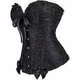 Жіночий корсет із квітковим принтом, фото 3