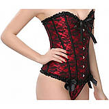 Жіночий корсет із квітковим принтом, фото 5