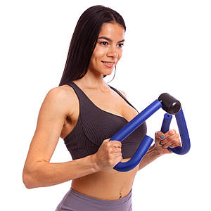 Еспандер для грудей, сідниць, стегон Метелик Zelart FI-6314 (метал, неопрен, пластик,р-р — 47,5х13 см, кольору в