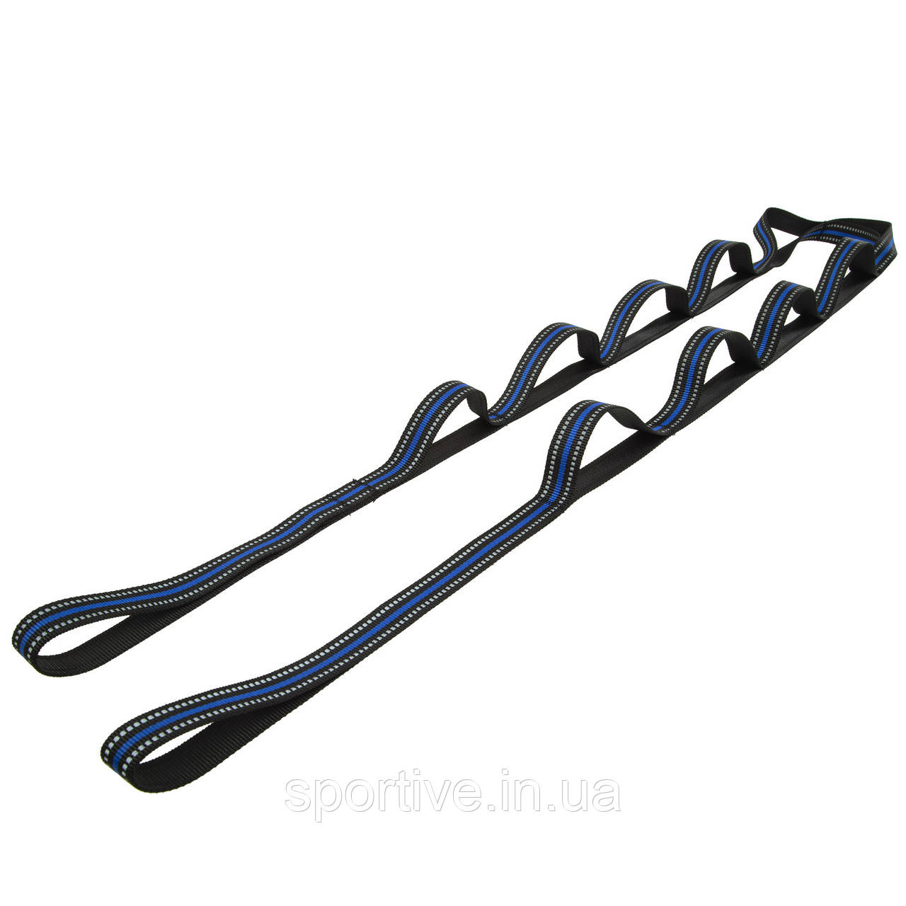 Стрічка стропа з петлями для розтяжки Stretch Strap Jianpeile JPL-3092 (12 петель, поліестер, розмір 200х2 см,