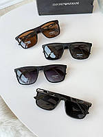 Стильні чоловічі окуляри із захистом від сонця з пластиковою оправою, Чорні