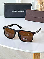 Стильні чоловічі окуляри із захистом від сонця з пластиковою оправою, Чорні