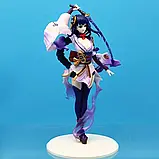 Фігурка статуетка аніме-дівчини з бузковою блискавкою / 20 см, фото 2
