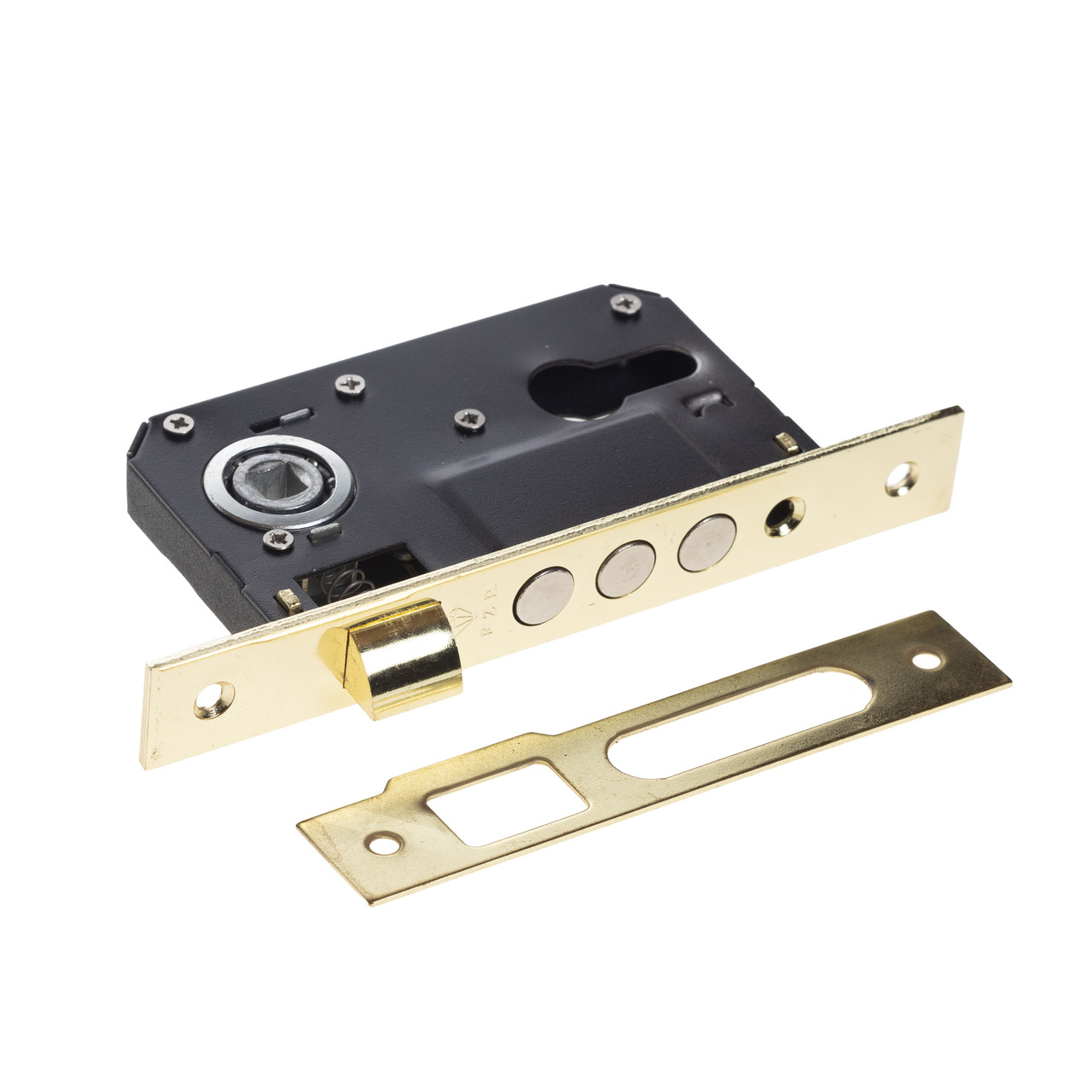 Замок врізний універсальний для вхідних дверей ASTEX AT - Lock 7011 BN, фото 1