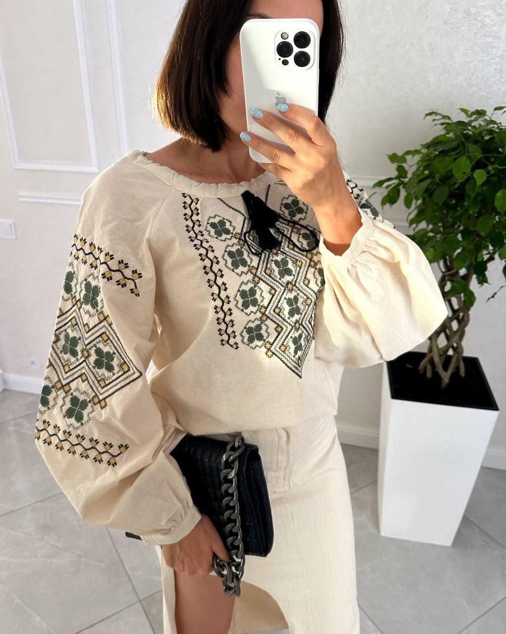 Жіноча Блузка Вишиванка S, M, L(виш 720)