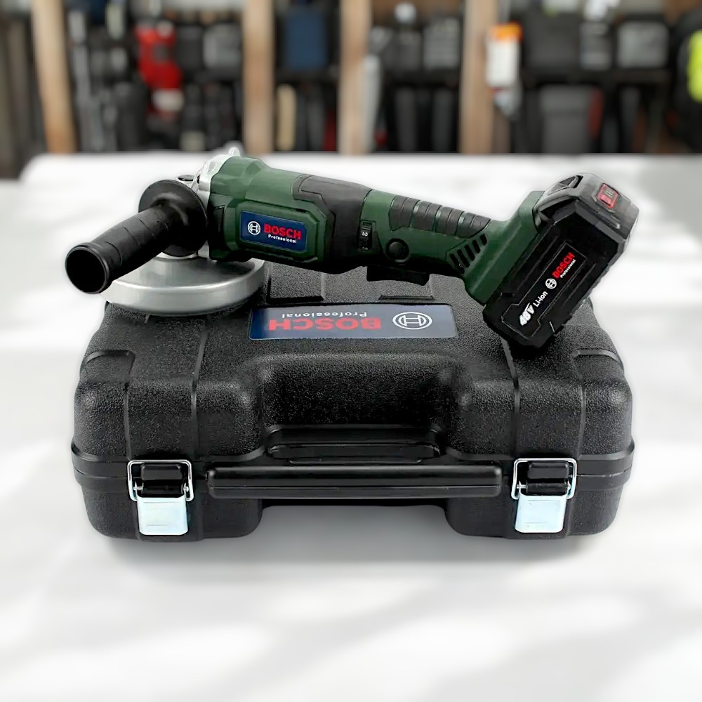 Кутова шліфмашина Bosch GWS-48 PRO Акумуляторна болгарка Бош 48V 6Ah Безщіткова болгарка