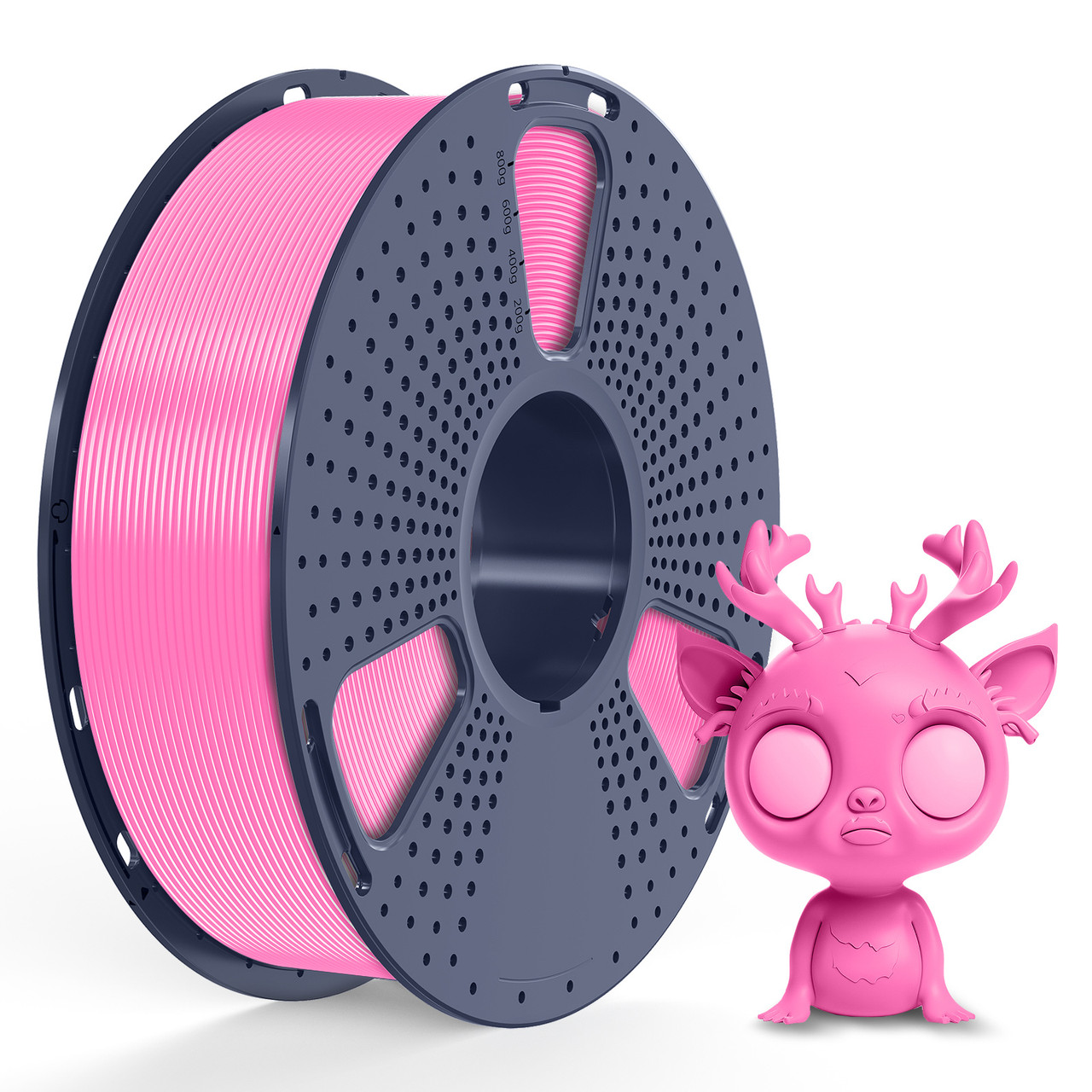 Пластик филамент SUNLU PLA Pink, 1.75mm, 1kg, Розовый