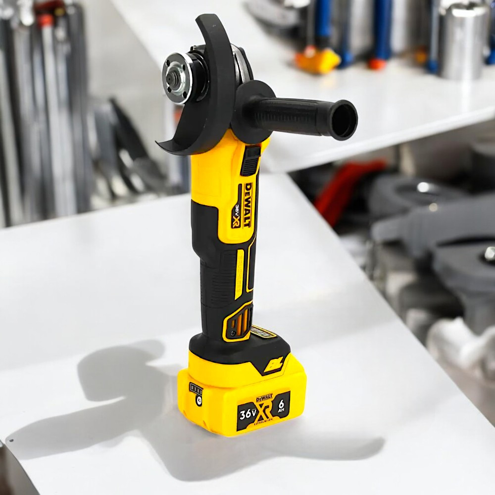 Безщіткова болгарка DeWalt DCG405P2 36V 6AH Акумуляторна кутова шліфувальна машина Болгарка акумуляторна Деволт