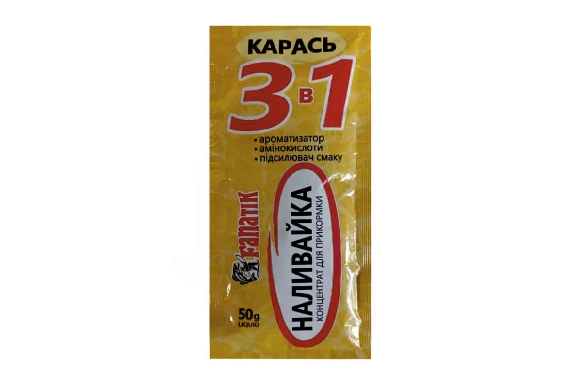 Концентрат для прикорму Наливайка Карась 50 г. TM Фанатик