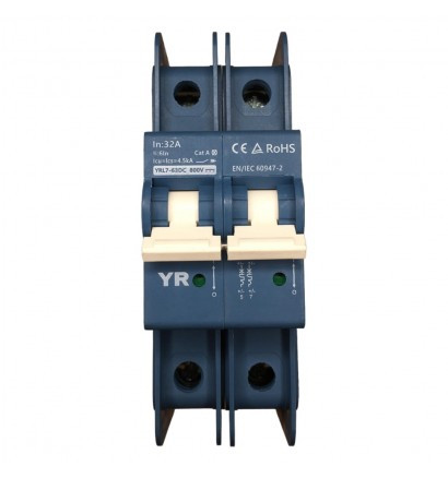 Автоматичний вимикач YRO DC (2P/32А), фото 1