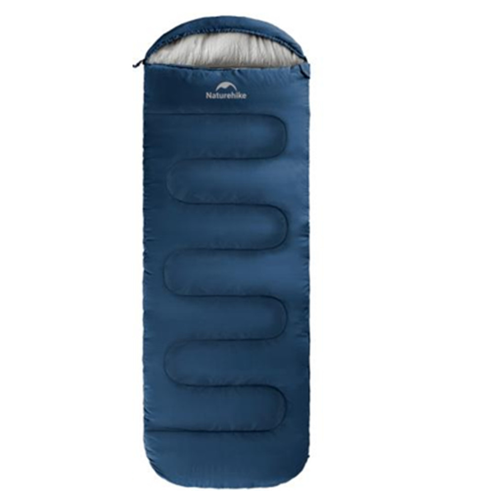 Спальник з капюшоном Naturehike Y150 NH21MSD08 Лівий (Темно-блакитний)