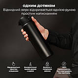 Пляшка для води металів вакуумна ION8 920 мл. Vacuum Insulated, Black, фото 3