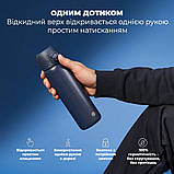Пляшка для води металів вакуумна ION8 500 мл. Vacuum Insulated, Navy, фото 7