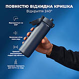 Пляшка для води металів вакуумна ION8 500 мл. Vacuum Insulated, Navy, фото 8