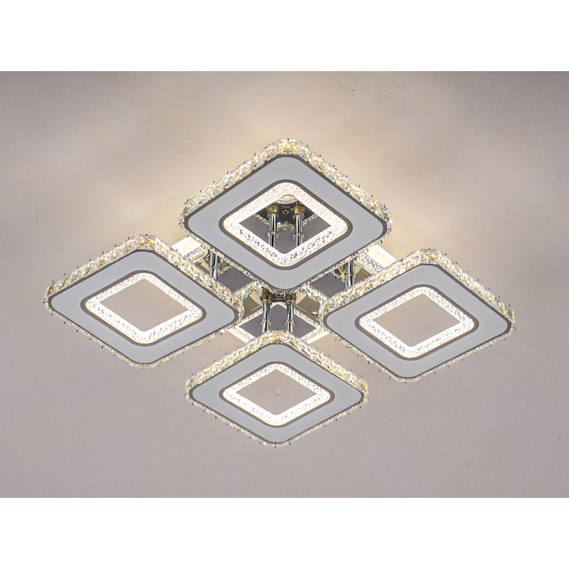 Світлодіодна люстра з пультом FP 23505-4H-S-RGB, фото 1