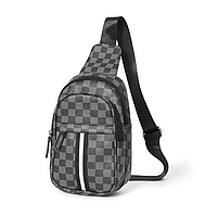 Чоловіча сумка бананка на пояс і на груди (слінг) Prestige (4045)