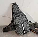 Чоловіча сумка бананка на пояс і на груди (слінг) Prestige (4045), фото 3