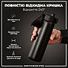 Пляшка для води металева ION8 600 мл. Stainless Steel , Black, фото 4