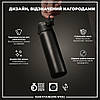 Пляшка для води металева ION8 600 мл. Stainless Steel , Black, фото 5