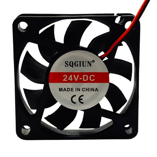 Вентилятор кулер 6015 24В 4500 об./хв. 3.6Вт 60x60x15 мм 2 дроти