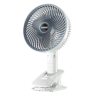 Мінівентилятор із прищіпкою 10034, білий