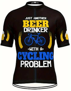 Вело джерсі BEER Drinker з коротким рукавом M