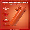 Пляшка для води металева ION8 600 мл. Stainless Steel , Hearty Orange, фото 4