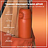Пляшка для води металева ION8 600 мл. Stainless Steel , Hearty Orange, фото 6