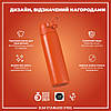 Пляшка для води металева ION8 600 мл. Stainless Steel , Hearty Orange, фото 5