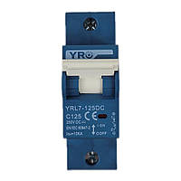 Автоматичний вимикач YRL7-125DC Circuit Breaker 250V 1P 125A