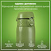 Пляшка для води металева ION8 600 мл. Stainless Steel , Khaki Green, фото 3