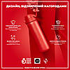 Пляшка для води металева ION8 600 мл. Stainless Steel , Red, фото 5