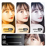 Портативне світло для селфі 3 режими та 4 рівні яскравості, USB-зарядка затискач на телефон 2700К-6500К, фото 10