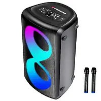 🧡Потужна портативна Bluetooth колонка MONSTER CYCLE MS22138 із двома мікрофонами Чорна