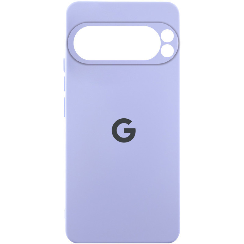 Чохол Silicone Cover Lakshmi Full Camera (AAA) with Logo для Google Pixel 9 Pro | Бузковий / Dasheen, фото 1