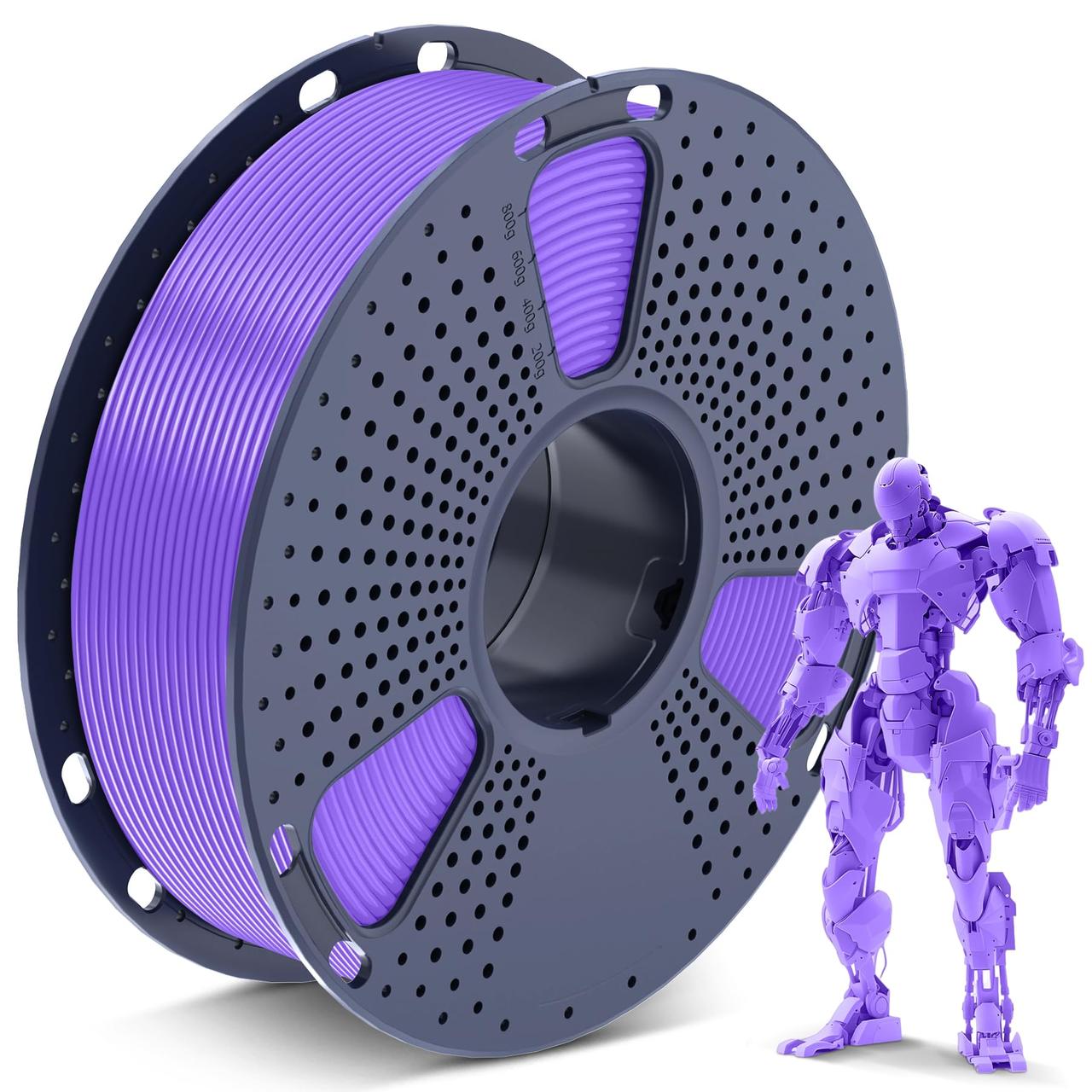 Пластик филамент SUNLU PLA Purple, 1.75mm, 1kg, Фіолетовий