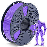 Пластик філамент для 3Д-друку SUNLU PLA  Purple (04441012Z), Reusable Spool, 1.75мм, 1кг, 330м, 200-240°C, Фіолетовий, фото 3