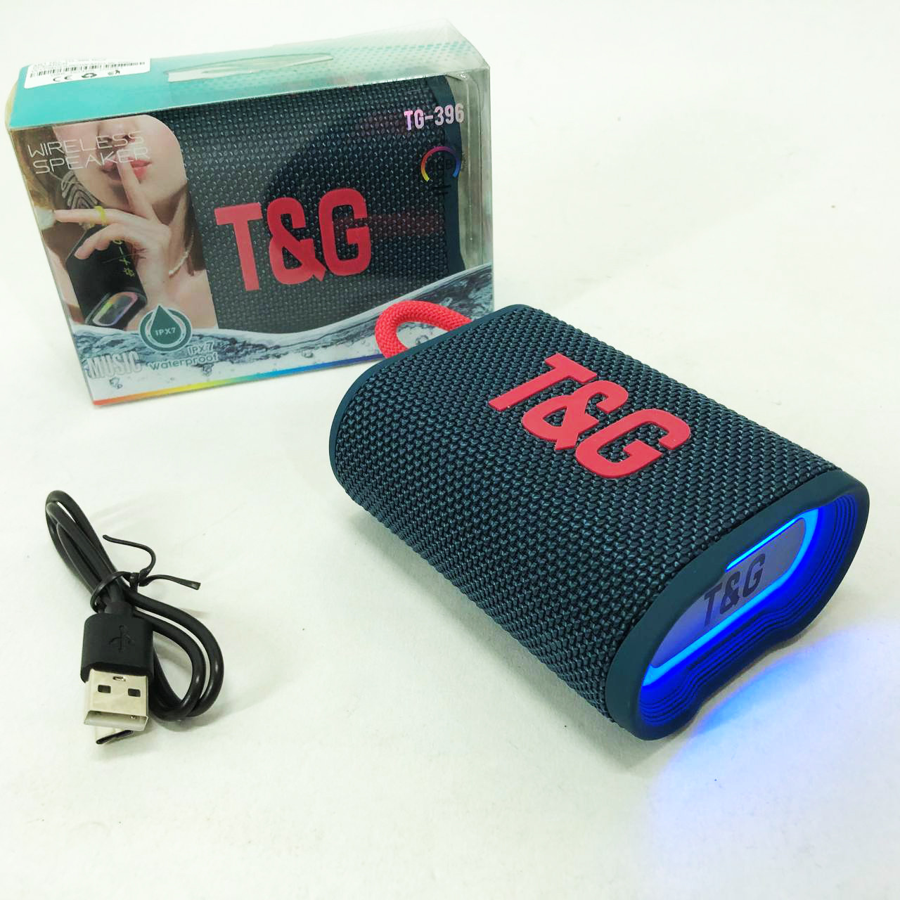 Bluetooth-колонка TG396. Колір: синій, фото 1