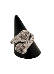 Підставка пластикова чорна для демонстрації та фото 1 каблучки PL 503/м