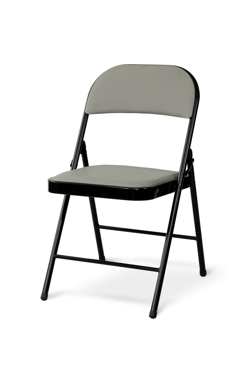 Стілець розкладний Лайк (чорний/сірий), фото 1