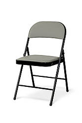 Стілець розкладний Лайк (чорний/сірий)