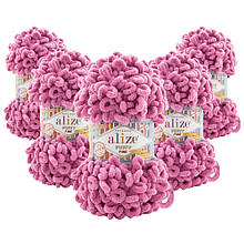 Упаковка Alize Puffy Fine NEW, Барбі No178, 5 шт.