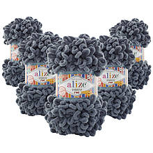 Упаковка Alize Puffy Fine NEW, Миша No87, 5 шт.